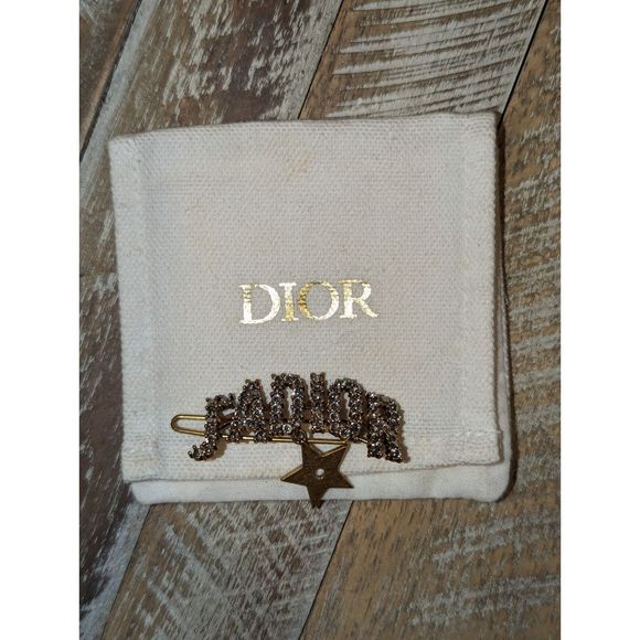 ***SOLD*** CHRISTIAN DIORCrystal J'Adior Star Barrette - Picture 2 of 6